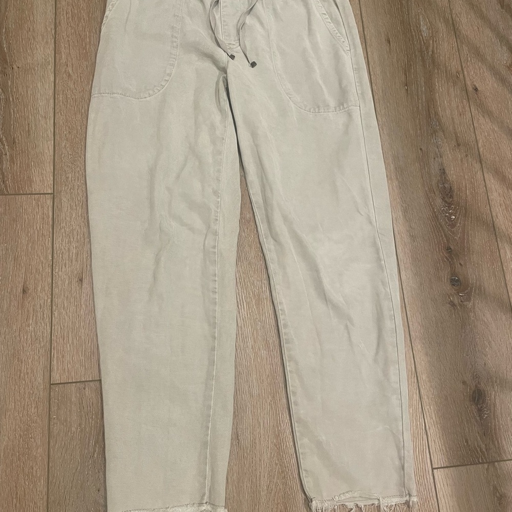 Zara Beige Casual Pants